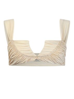 Divino Seas Off White Eclat Bikini Top Size Medium